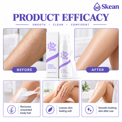 Skean™ Gentle Hair Removal Spray – Pain-Free & Skin-Soothing Formula